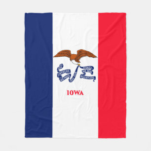 Vlaggenontwerp Iowa State Fleece Deken