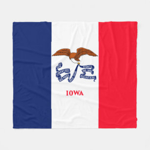 Vlaggenontwerp Iowa State Fleece Deken