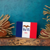 Vlaggenontwerp Iowa State Fotoplaat (Zijkant)