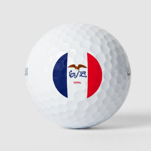 Vlaggenontwerp Iowa State Golfballen (Voorkant)