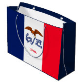 Vlaggenontwerp Iowa State Groot Cadeauzakje (Achterkant Gekanteld)