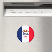 Vlaggenontwerp Iowa State Magneet (Insitu (Vaatwasser))