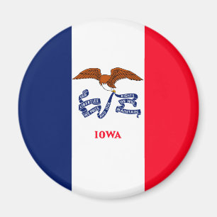 Vlaggenontwerp Iowa State Magneet