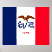 Vlaggenontwerp Iowa State Poster (Voorkant)