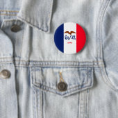 Vlaggenontwerp Iowa State Ronde Button 5,7 Cm (In situ)