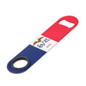 Vlaggenontwerp Iowa State Speed Flessenopener (Voorkant Gekanteld)