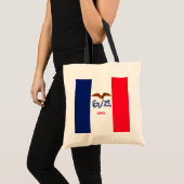 Vlaggenontwerp Iowa State Tote Bag (Voorkant (product))