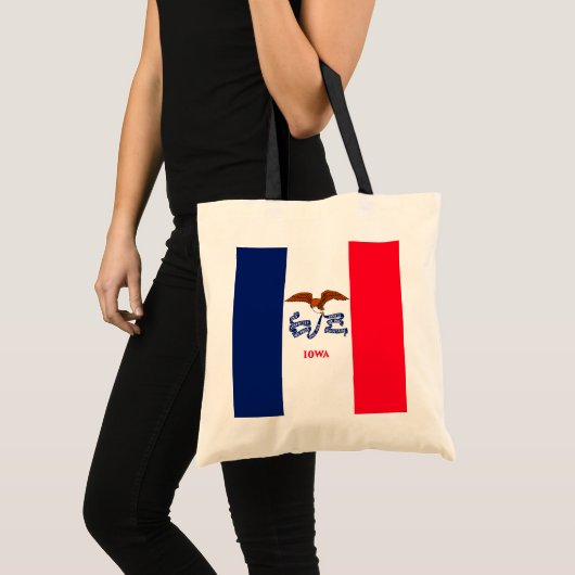 Vlaggenontwerp Iowa State Tote Bag (Voorkant (product))