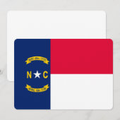 Vlaggenontwerp Noordelijke Carolina (Voorkant / Achterkant)