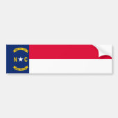 Vlaggenontwerp Noordelijke Carolina Bumpersticker (Voorkant)