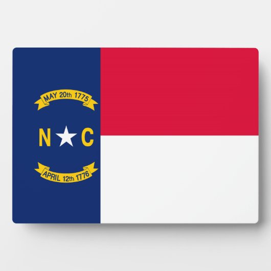 Vlaggenontwerp Noordelijke Carolina Fotoplaat (voorkant)