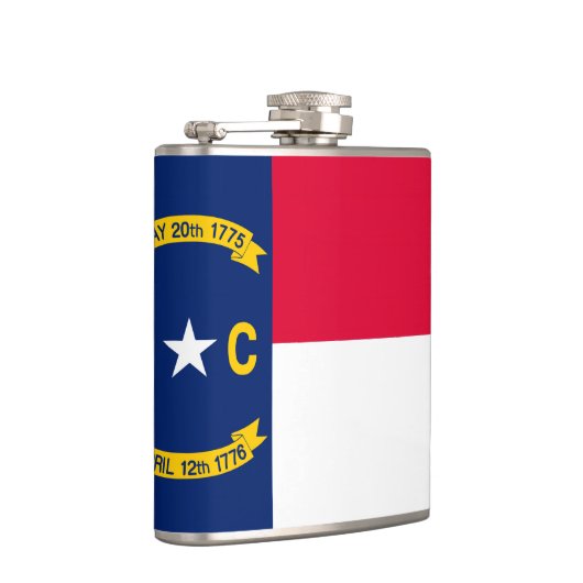 Vlaggenontwerp Noordelijke Carolina Heupfles (Rechts)