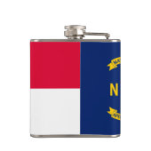 Vlaggenontwerp Noordelijke Carolina Heupfles (Achterkant)