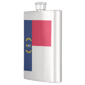 Vlaggenontwerp Noordelijke Carolina Heupfles (Links)