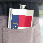 Vlaggenontwerp Noordelijke Carolina Heupfles (Voorbeeld)