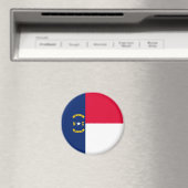 Vlaggenontwerp Noordelijke Carolina Magneet (Insitu (Vaatwasser))