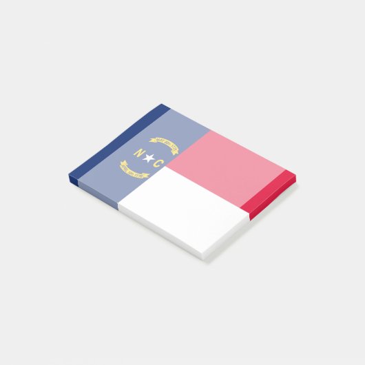 Vlaggenontwerp Noordelijke Carolina Post-it® Notes (Schuin)
