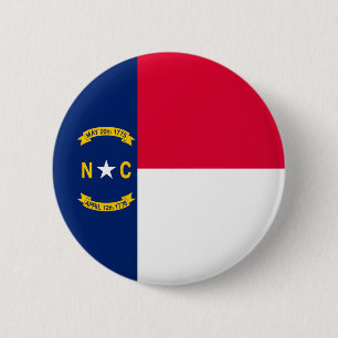 Vlaggenontwerp Noordelijke Carolina Ronde Button 5,7 Cm