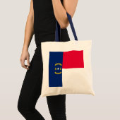 Vlaggenontwerp Noordelijke Carolina Tote Bag (Voorkant (product))