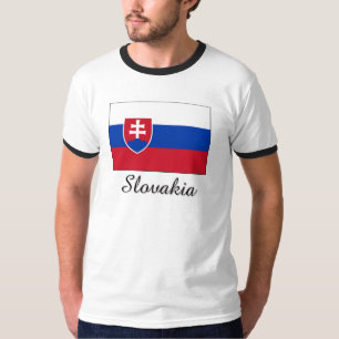 Vlaggenontwerp Slowakije T-shirt