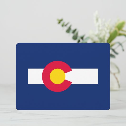 Vlaggenontwerp van de Colorado-staat (Staand voorkant)