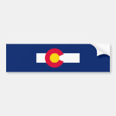 Vlaggenontwerp van de Colorado-staat Bumpersticker (Voorkant)