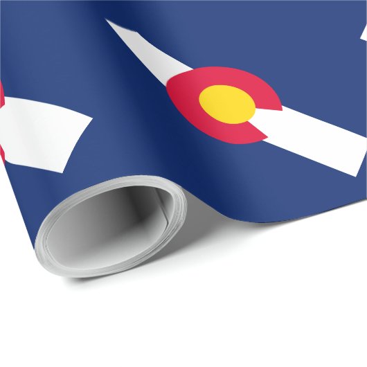 Vlaggenontwerp van de Colorado-staat Cadeaupapier (Rol Hoek)