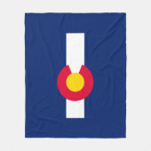 Vlaggenontwerp van de Colorado-staat Fleece Deken (Voorkant)