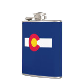 Vlaggenontwerp van de Colorado-staat Heupfles (Links)