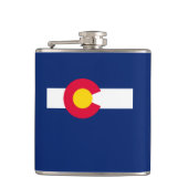 Vlaggenontwerp van de Colorado-staat Heupfles (Voorkant)