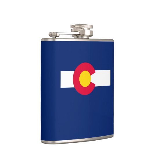 Vlaggenontwerp van de Colorado-staat Heupfles (Rechts)