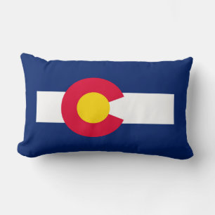 Vlaggenontwerp van de Colorado-staat Kussen