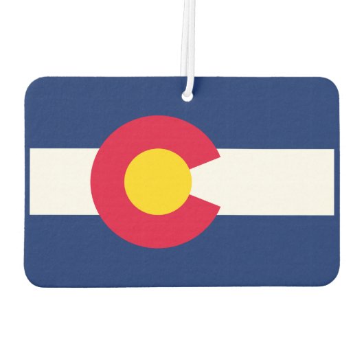 Vlaggenontwerp van de Colorado-staat Luchtverfrisser (Achterkant)