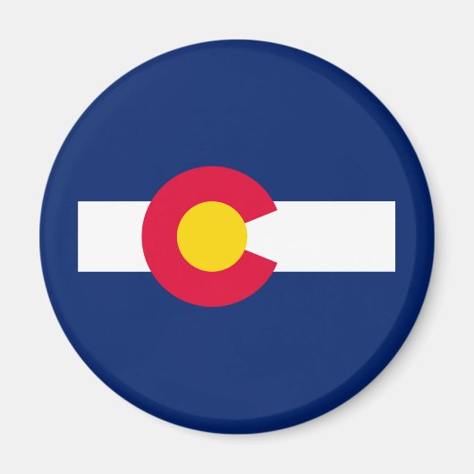 Vlaggenontwerp van de Colorado-staat Magneet (Voorkant)