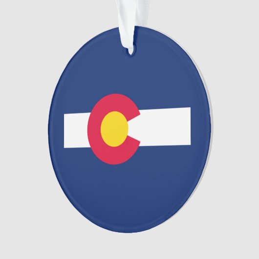 Vlaggenontwerp van de Colorado-staat Ornament (voorkant)