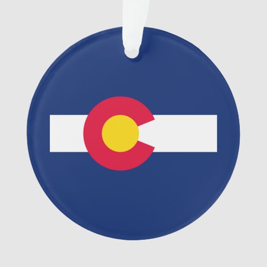 Vlaggenontwerp van de Colorado-staat Ornament (voorkant)