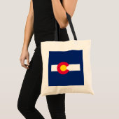 Vlaggenontwerp van de Colorado-staat Tote Bag (Voorkant (product))