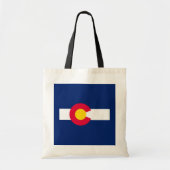Vlaggenontwerp van de Colorado-staat Tote Bag (Voorkant)