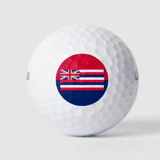Vlaggenontwerp van de Hawaï-staat Golfballen (Voorkant)