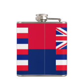 Vlaggenontwerp van de Hawaï-staat Heupfles (Achterkant)