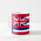 Vlaggenontwerp van de Hawaï-staat Koffiemok (Voorkant links)