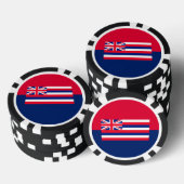 Vlaggenontwerp van de Hawaï-staat Pokerchips (Opstapeling)
