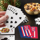 Vlaggenontwerp van de Hawaï-staat Pokerkaarten (Insitu)