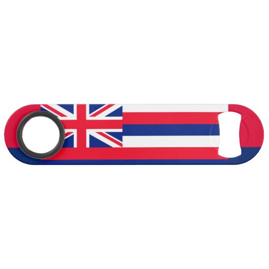 Vlaggenontwerp van de Hawaï-staat Speed Flessenopener (Achterkant Horizontaal)
