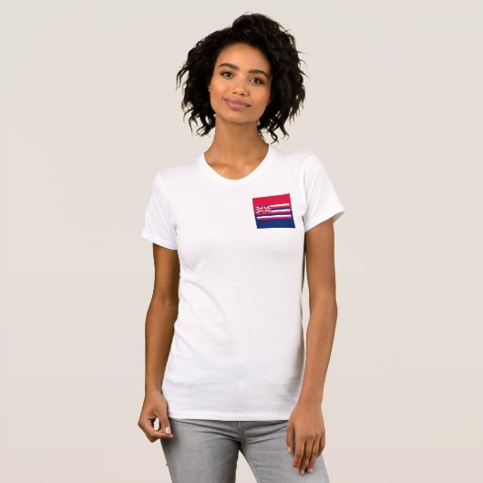 Vlaggenontwerp van de Hawaï-staat T-shirt (Voorkant volledig)