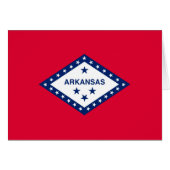 Vlaggenontwerp van de staat Arkansas (Voorkant Horizontaal)