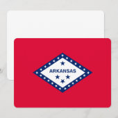 Vlaggenontwerp van de staat Arkansas (Voorkant / Achterkant)