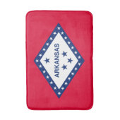 Vlaggenontwerp van de staat Arkansas Badmat (Voorkant Verticaal)