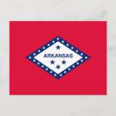 Vlaggenontwerp van de staat Arkansas Briefkaart (Voorkant)