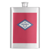 Vlaggenontwerp van de staat Arkansas Heupfles (Voorkant)